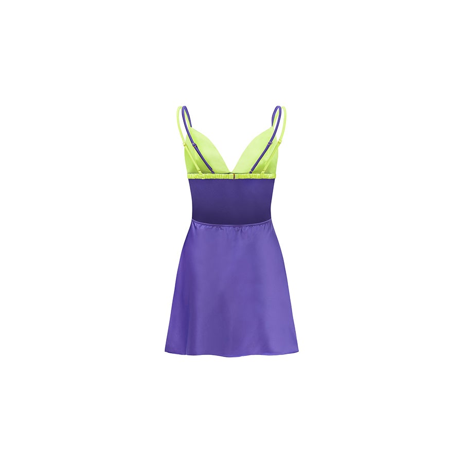 SLIP DRESS  Purple Rain