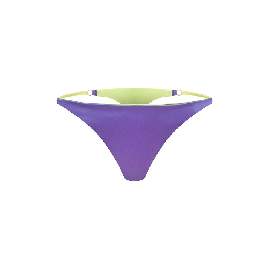 SATIN ADJUSTABLE BRIEFS  Purple Rain