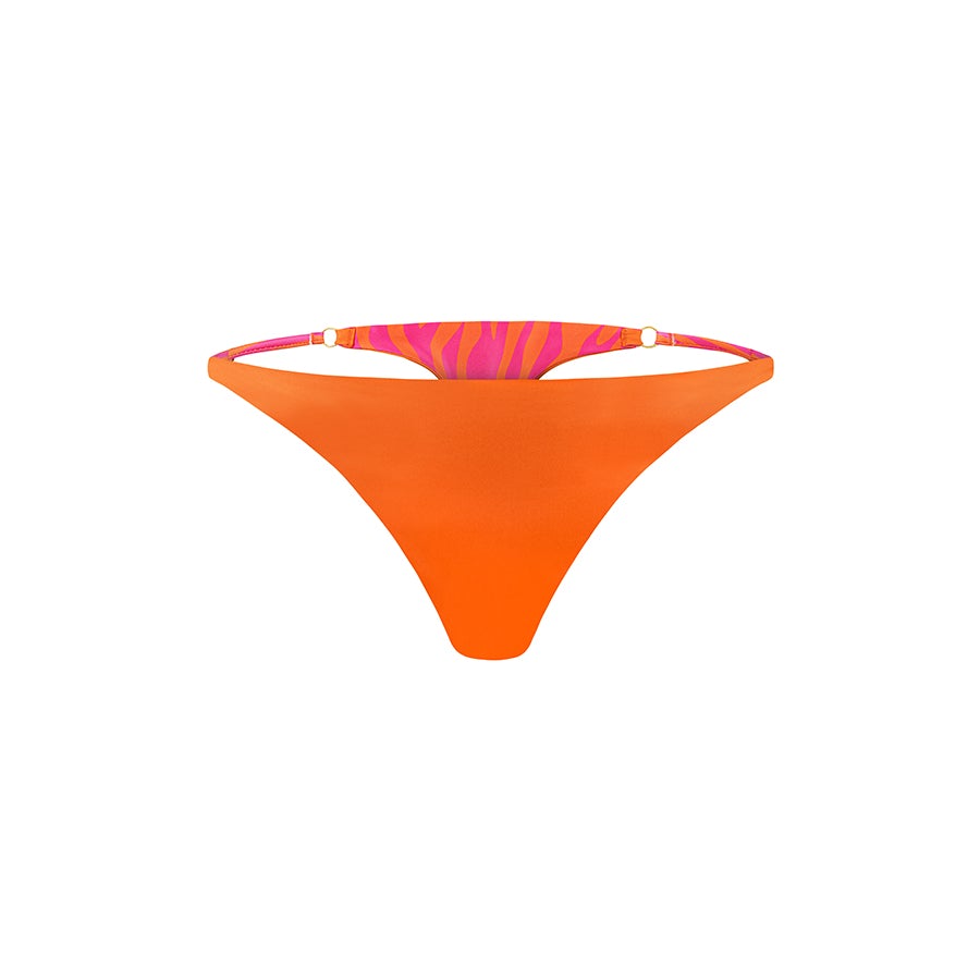 SATIN ADJUSTABLE BRIEFS WILD SUNRISE ORANGE