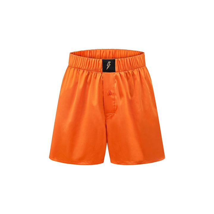 SATIN BOXERS  WILD SUNRISE ORANGE