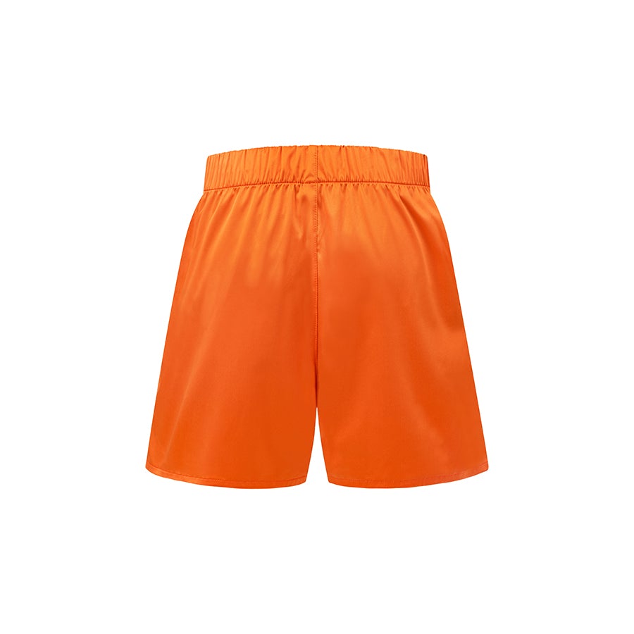 SATIN BOXERS  WILD SUNRISE ORANGE