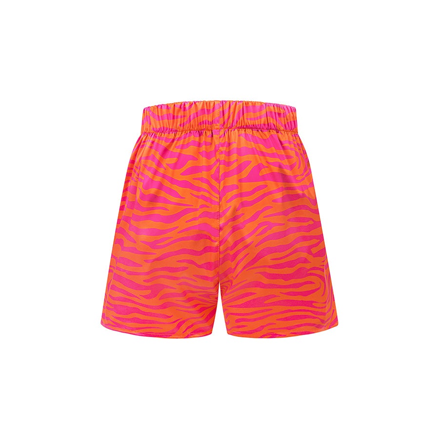 SATIN BOXERS WILD SUNRISE ZEBRA